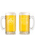 Personalized Trainer Glass Beer Mug with Handle 16oz Customized