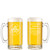 Personalized Trainer Glass Beer Mug with Handle 16oz Customized