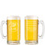 Personalized Optomitrist Glass Beer Mug with Handle 16oz Customized