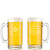 Personalized Scientist Glass Beer Mug with Handle 16oz Customized