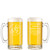 Personalized Horse Riding Glass Beer Mug with Handle 16oz Customized