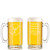 Personalized Tennis Glass Beer Mug with Handle 16oz Customized