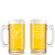 Personalized Tennis Glass Beer Mug with Handle 16oz Customized