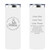 Personalized Physical Therapist Skinny Tumbler 20oz Double-Wall Insulated Customized