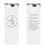 Personalized Mailman Skinny Tumbler 20oz Double-Wall Insulated Customized