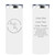 Personalized Volleyball Skinny Tumbler 20oz Double-Wall Insulated Customized