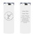 Personalized Tennis Skinny Tumbler 20oz Double-Wall Insulated Customized