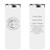 Personalized Fishing Skinny Tumbler 20oz Double-Wall Insulated Customized