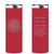 Personalized Fire Fighter Department Skinny Tumbler 20oz Double-Wall Insulated Customized