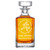 Personalized Soccer Glass Decanter 26oz Customized