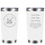 Personalized Bon Voyage 20oz Tumbler (w/ Yeti options) Customized