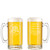 Personalized Kwanzaa Glass Beer Mug with Handle 16oz Customized