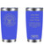 Personalized Navy 20oz Tumbler (w/ Yeti options) Customized