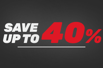 SAVE UP TO 40%