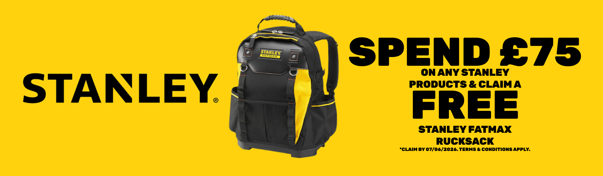 Stanley Fatmax Rucksack Redemption