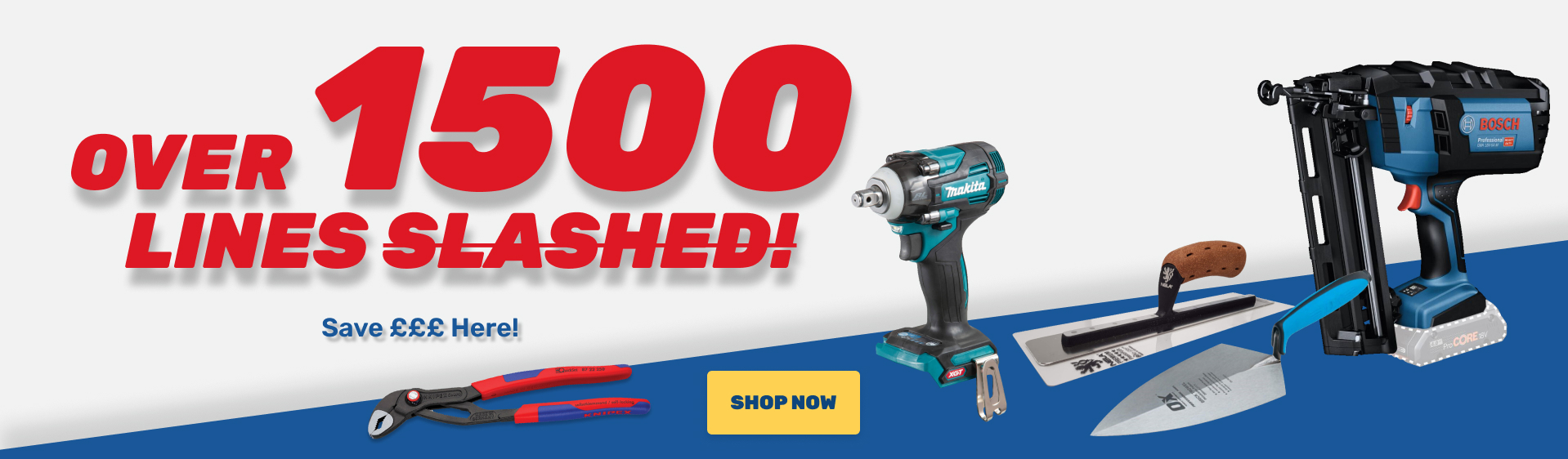 Over 1500 lines slashed!