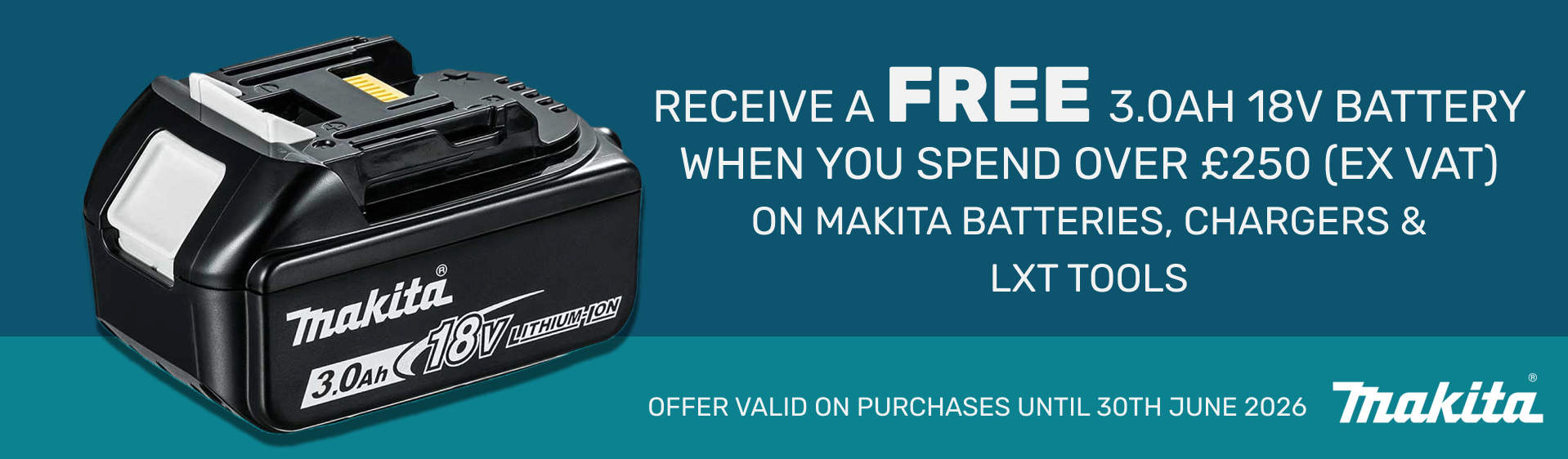 Makita 18v 3.0Ah Battery Redemption