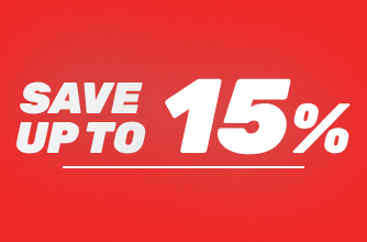 SAVE UP TO 15%