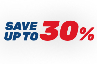 SAVE UP TO 30%