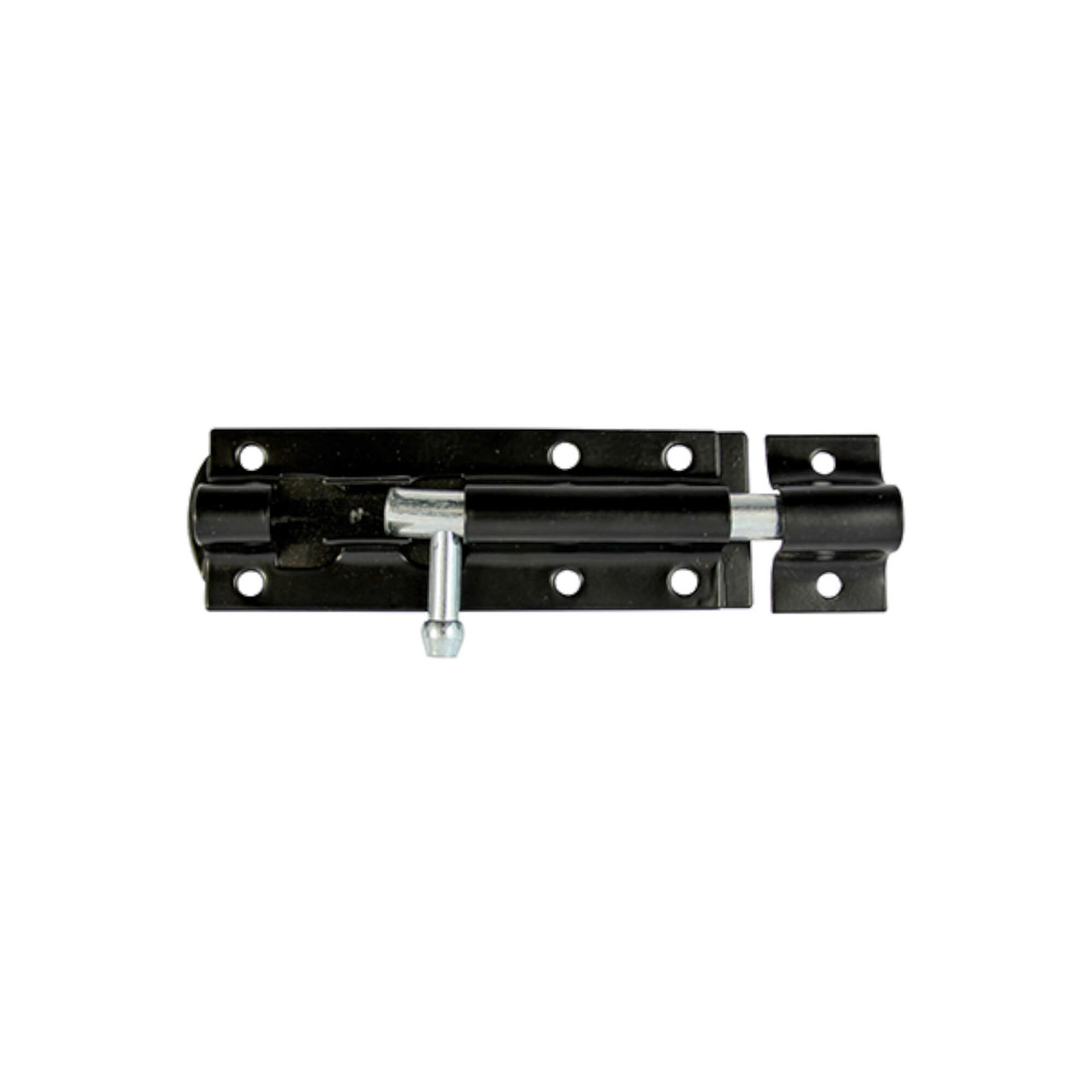 Timco Straight Tower Bolt Black 8" 1 EA TIMbag