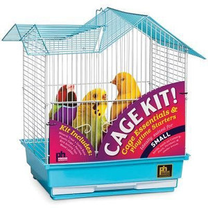 Prevue Pet Double Roof Top Bird Cage Kit Blue 91110  N274-PV0191110