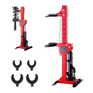 Strut Spring Compressor, 4.5 Ton/9920 LBS Hydraulic Jack Capacity, 1 Ton Rated Compression Force, A E415-ZXJZDHCZQJTYYH9F2V0