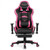 Massage Gaming Chair with Footrest-Pink - Color: Pink D681-HW66330PI