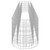  Gabion Raised Bed Galvanized Iron 157.5"x19.7"x19.7" A949-152028