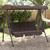 Garden Swing Bench Coffee Brown A949-4008897