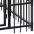 Dog Kennel Black Powder-coated Steel Large Durable Dog Kennel A949-3097951