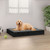  Dog Bed Black Solid pine wood 28.1 x 21.3 x 3.5 in Durable A949-820860