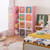 12 Cube Kids Wardrobe Closet with Hanging Section and Doors-Pink - Color: Pink D681-JZ10133PI