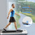 2.25 HP Walking Pad with LED Display and Remote Control-Grey - Color: Gray D681-SP38135US-GR