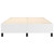  Box Spring Bed Frame White Full Faux Leather (US Only) A949-3121076