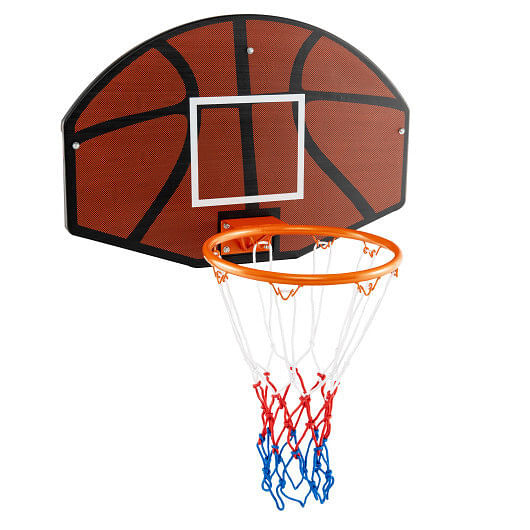 Indoor Outdoor Basketball Games with Large Shatter-proof Backboard - Color: Red D681-SP37874