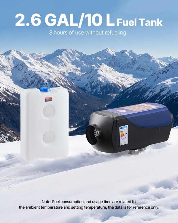 Diesel Heater, 8KW, DC 12V/24V, Portable Diesel Air Heater with Remote Control and LCD Screen, Fast E415-QNCYJRQ25NYFWZ7GR001V9