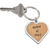 Personalized Heart Keychain