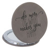 Personalized Quality Leatherette Compact Mirror