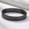 Personalized Stainless Steel Medical Alert ID Stretch Bracelet