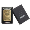 Jack Daniel's High Polish Brass Genuine Zippo Lighter
