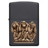 Three Monkeys Genuine Zippo Lighter - Personalized it FREE!