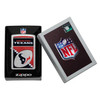 NFL Houston Texans Chrome Logo Design Genuine Zippo Lighter