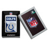 NFL Indianapolis Colts Chrome Logo Design Genuine Zippo Lighter