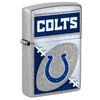 NFL Indianapolis Colts Chrome Logo Design Genuine Zippo Lighter