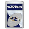 NFL Baltimore Ravens Chrome Logo Design Genuine Zippo Lighter