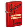 Red Box Top Design Genuine Zippo Lighter Red Box Top Design Genuine Zippo Lighter
