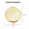 Personalized Pocket Mirror – Custom Engraved Compact Mirror in Gold, Silver & Rose Gold