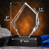 Personalized Iceberg-Shaped 3D Photo Crystal – Custom Laser-Engraved Keepsake Gift