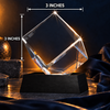 Personalized 3D Photo Crystal Diamond with Custom Laser Engraving & Free LED Light Base