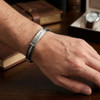 Stainless Steel with Rubber ID bracelet